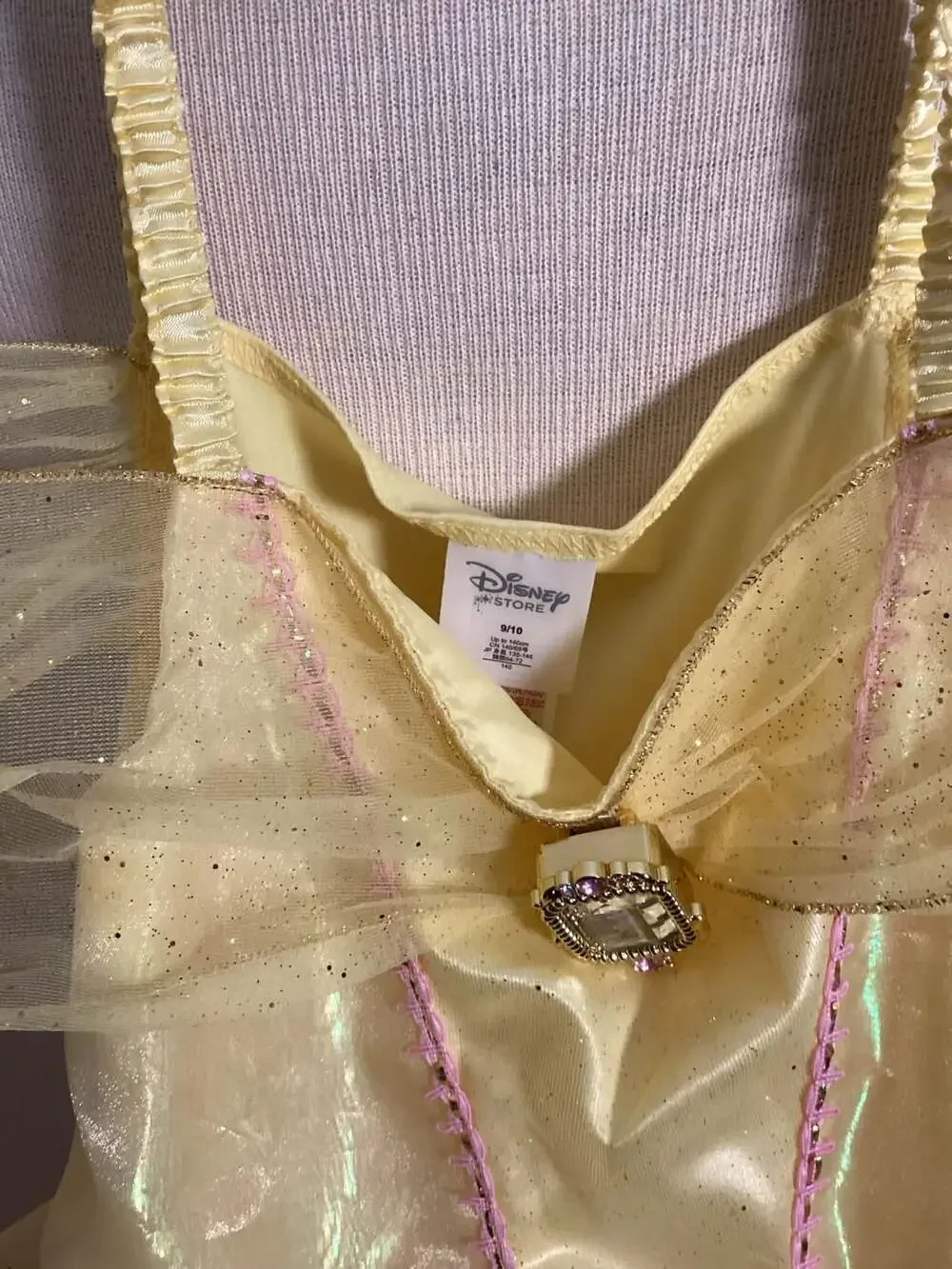 Disney Store Belle Costume Dress Size 9/10